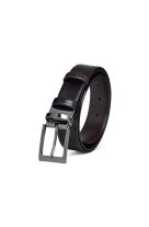 Double Sided Leather Belt Black-Brown