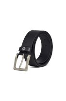 Black Leather Casual Belt