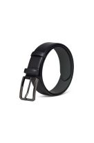 Black Leather Belt without stitching