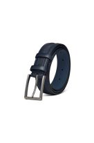 Two-tone Blue Leather Belt