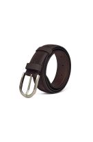 Two-tone Brown Suede Belt