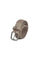 Braided Suede Leather Belt Desert Beige