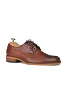 Perforated lace-up derby shoes