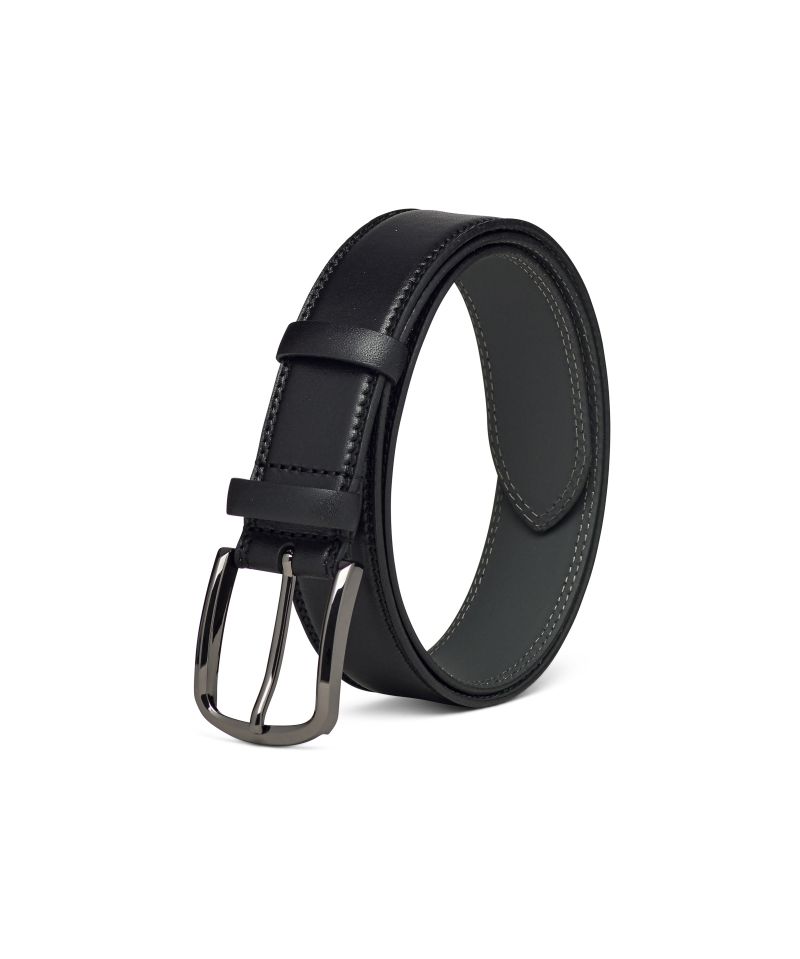 Leather belt Classic Black