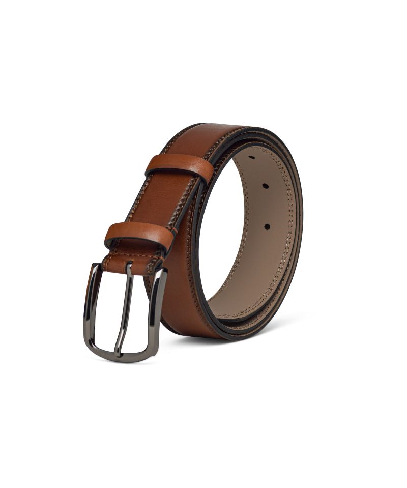 Leather belt Classic Tobacco