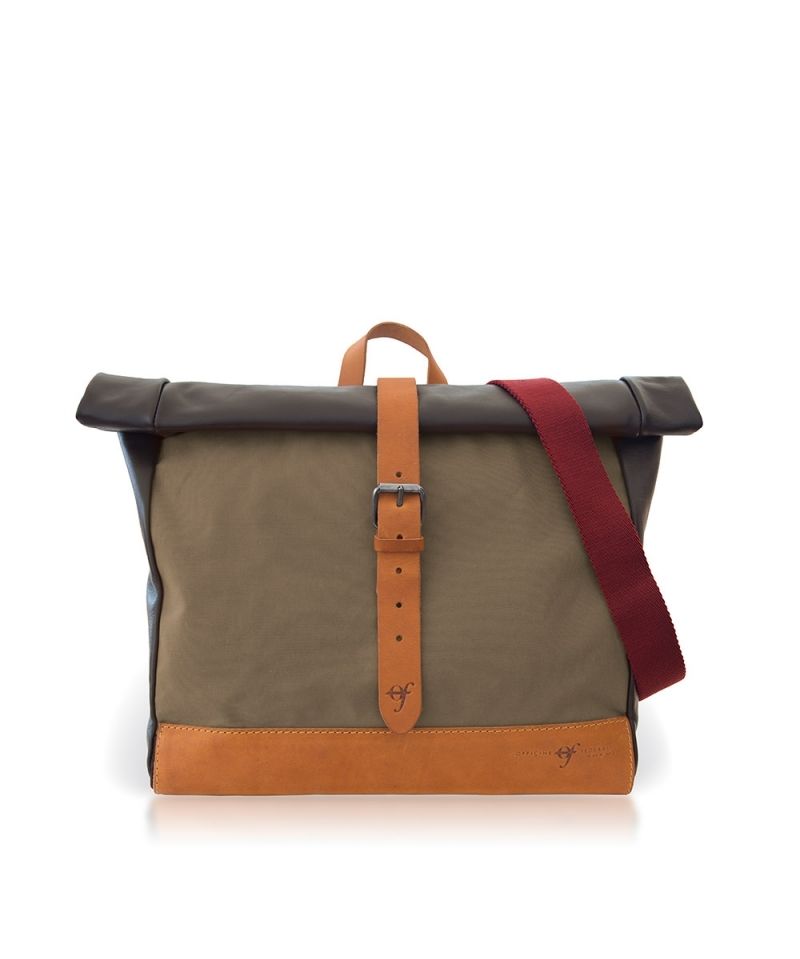 Leather Messenger Bags Officine Federali 