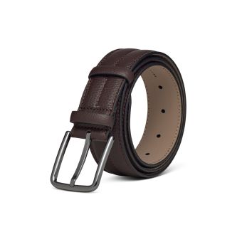 Casual Brown tumbled leather Belt