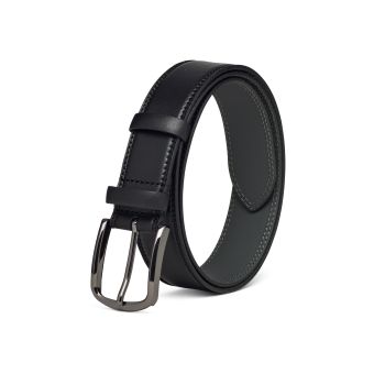 Leather belt Classic Black