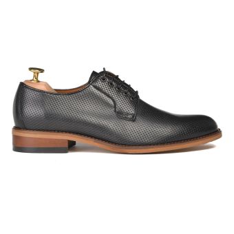 Perforated lace-up derby shoes 